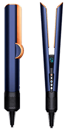Dyson Airstrait<br> straightener in<br> Blue/Copper
